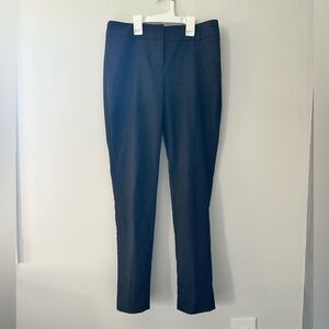 Ann Taylor petite signature pant black white stitching size 0P
